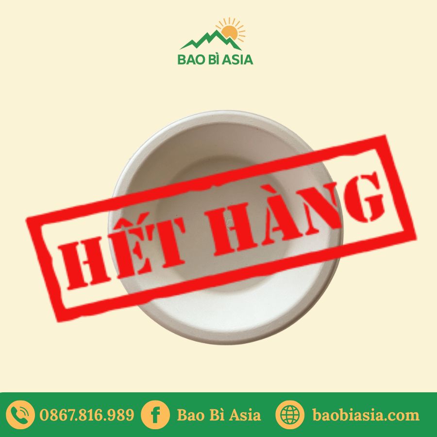 Đĩa giấy bã mía