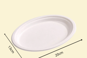 ĐG012 - Đĩa giấy oval 20 × 13 cm