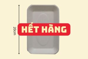 Đĩa giấy bã mía hình chữ nhật