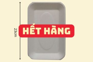 Đĩa giấy bã mía hình chữ nhật