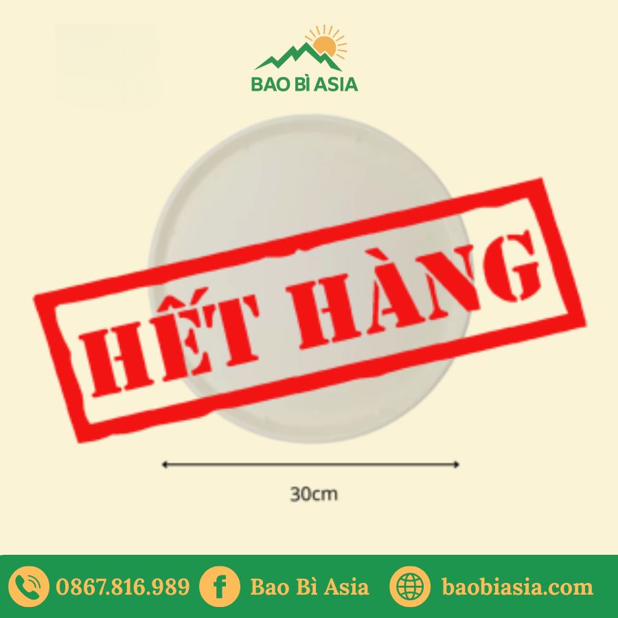 ĐG024 - Đĩa giấy pizza lớn 30 cm