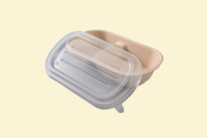 Hộp bã mía 1 ngăn nắp PET 700ml