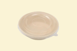 Hộp bã mía tròn 850ml nắp nhựa PP