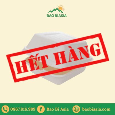 Hộp bánh bao bằng bã mía 500ml