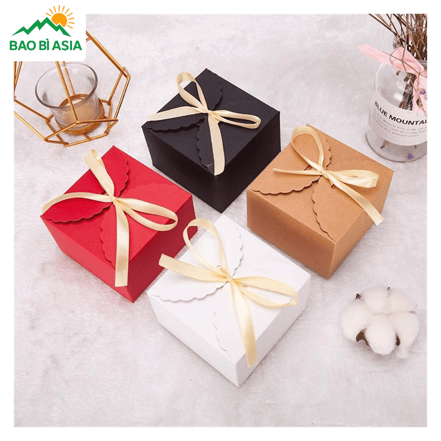 Hộp quà giấy handmade đẹp mẫu 6