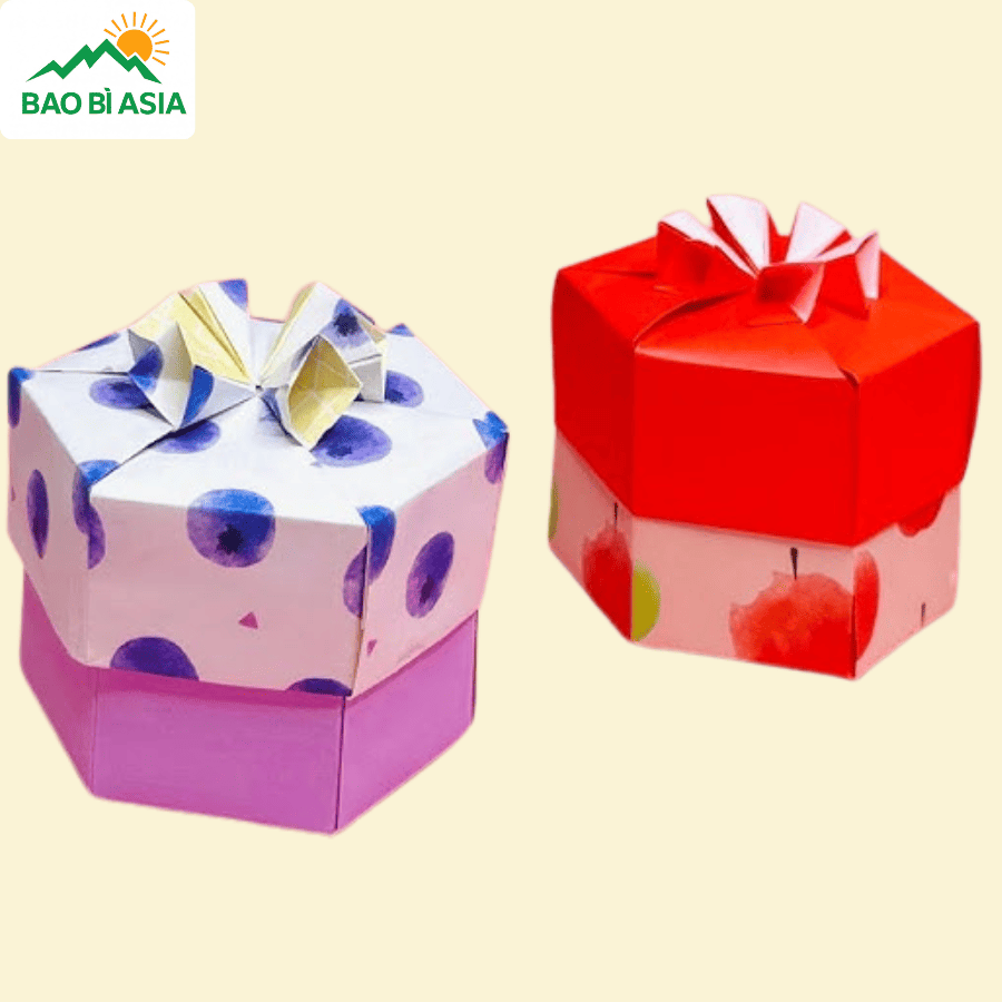 Hộp quà giấy handmade đẹp mẫu 7