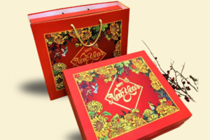 HQT26 - Hộp Đựng Quà Tết Hoa Cúc Trường Thọ