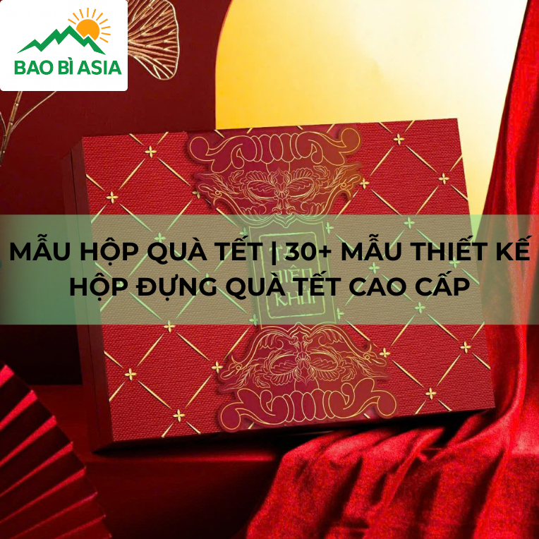 Mẫu thiết kế hộp đựng quà tết