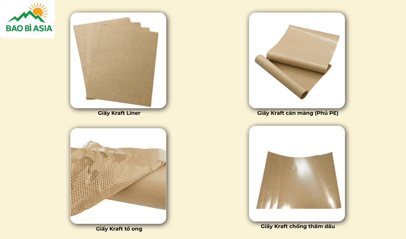 Phân loại giấy kraft theo tính chuyên dụng
