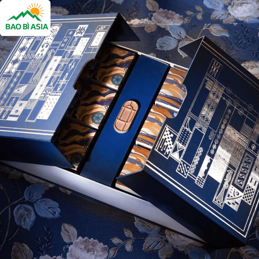 Thiết kế hộp giấy quà Tết độc đáo, ấn tượng mẫu 5