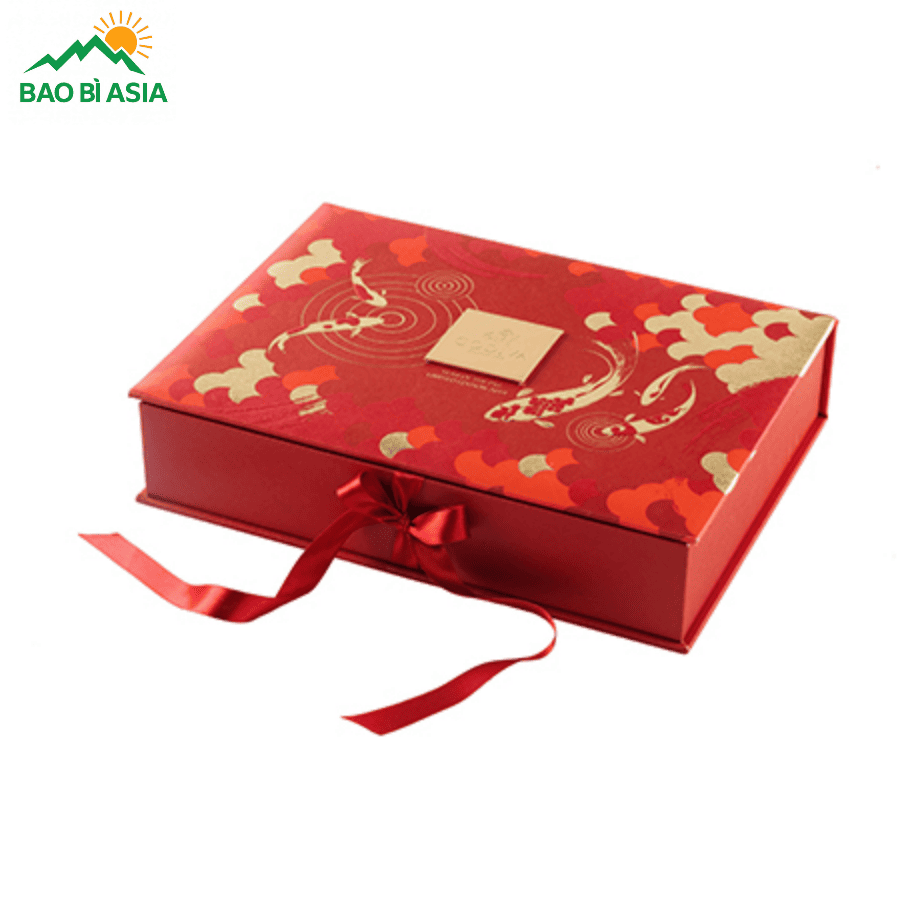 Thiết kế hộp quà Tết kiểu Vintage/Retro mẫu 8