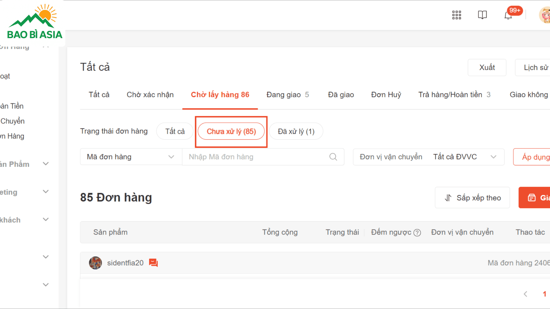Thời gian xử lý chậm