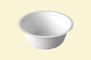 Tô bã mía trắng tròn 1000ml (không nắp)