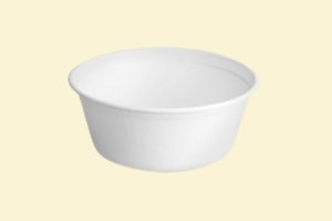 Tô bã mía trắng tròn 850ml (không nắp)