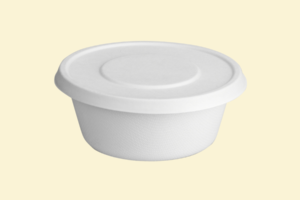 Tô bã mía trắng tròn 850ml + nắp giấy (không nóng)