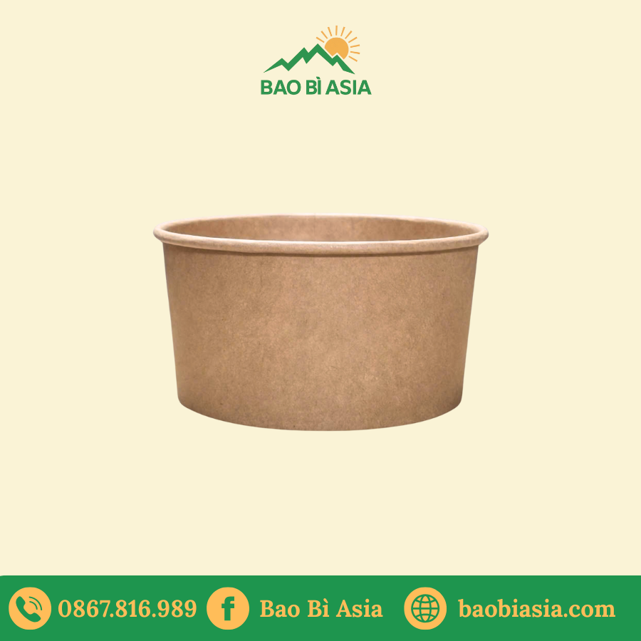 Tô giấy Kraft 150ml (không nắp)