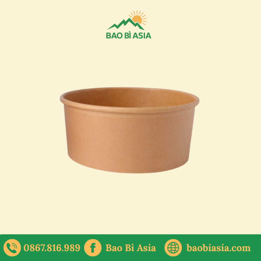 Tô giấy Kraft 360ml (không nắp)