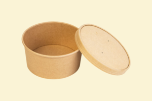 Tô giấy Kraft 500ml + nắp giấy (không nóng)