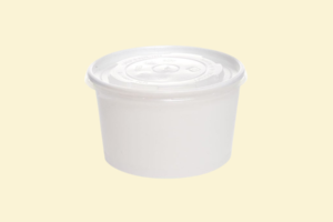 Tô giấy Kraft 250ml + nắp nhựa (món nóng)