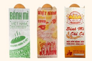 Túi giấy đựng bánh mì mẫu 24