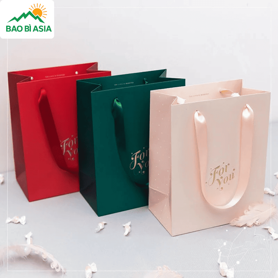 Túi giấy đựng quà Tết đẹp mẫu 10