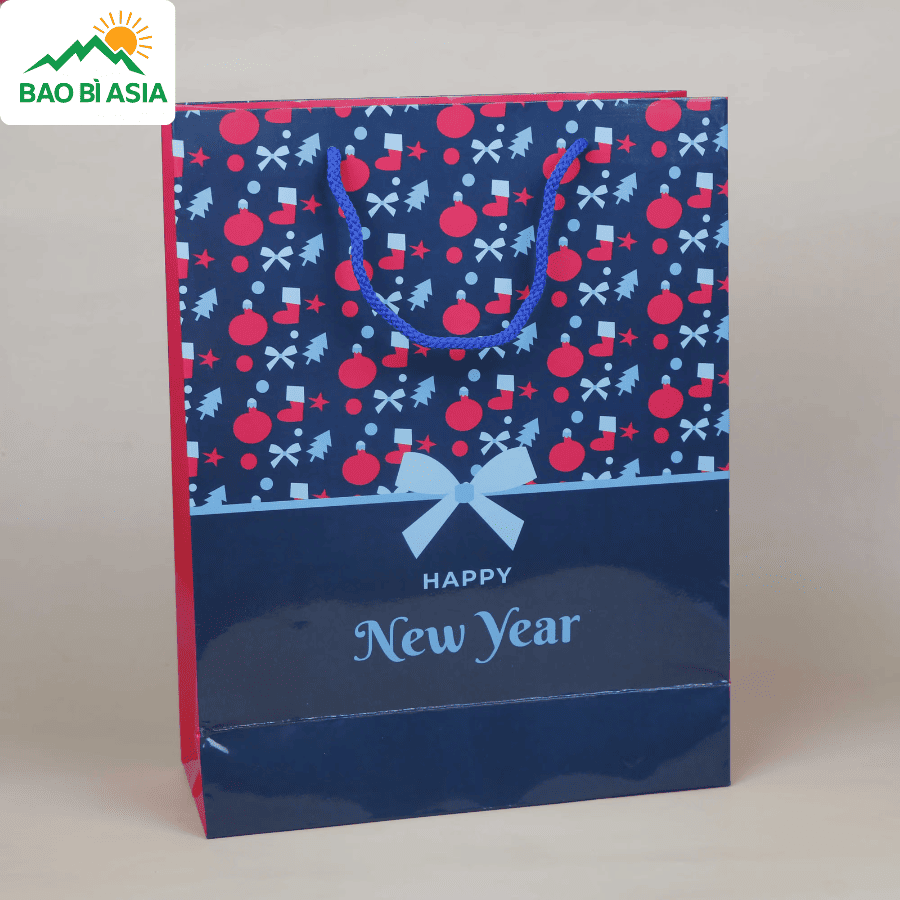 Túi giấy đựng quà Tết đẹp mẫu 34