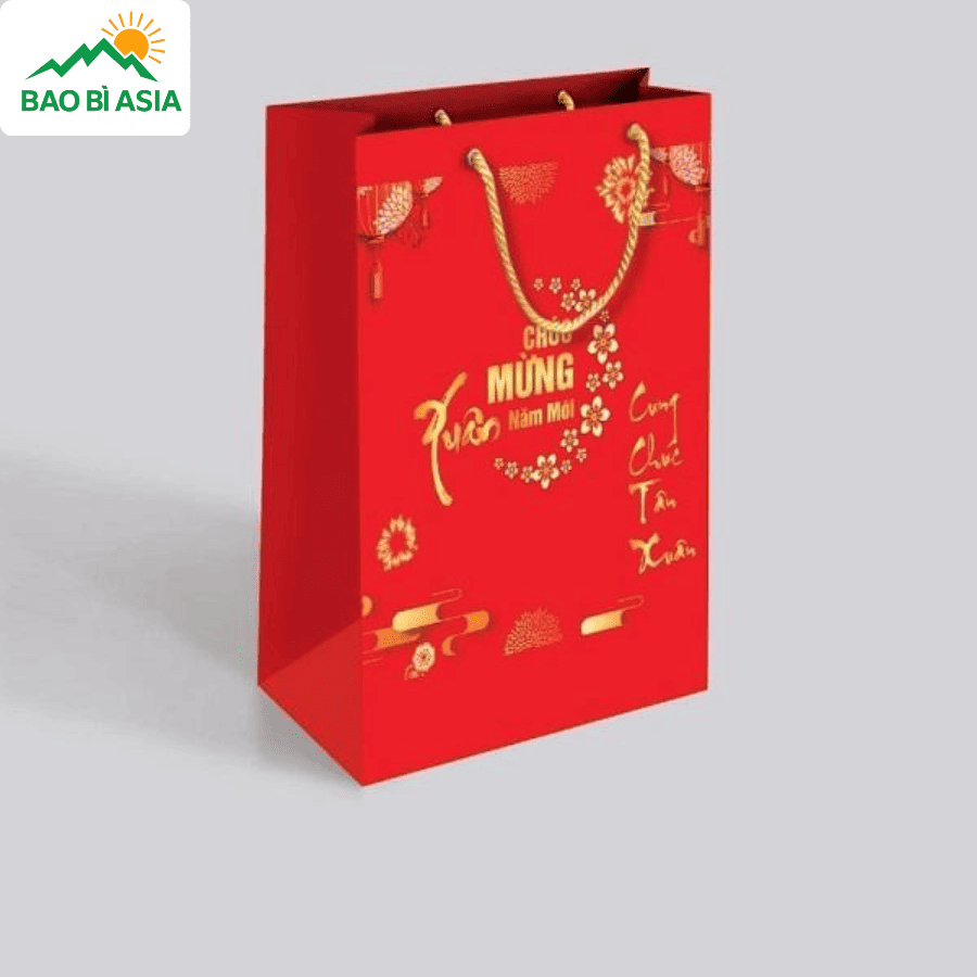 Túi giấy đựng quà Tết đẹp mẫu 45