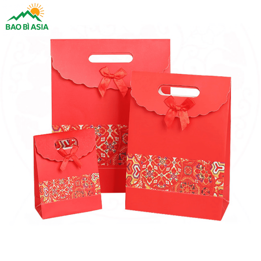 Túi giấy đựng quà Tết đẹp mẫu 6