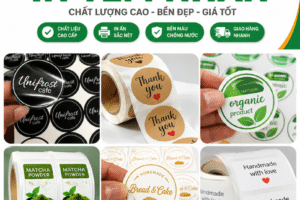 In tem nhãn tại Bao Bì Asia
