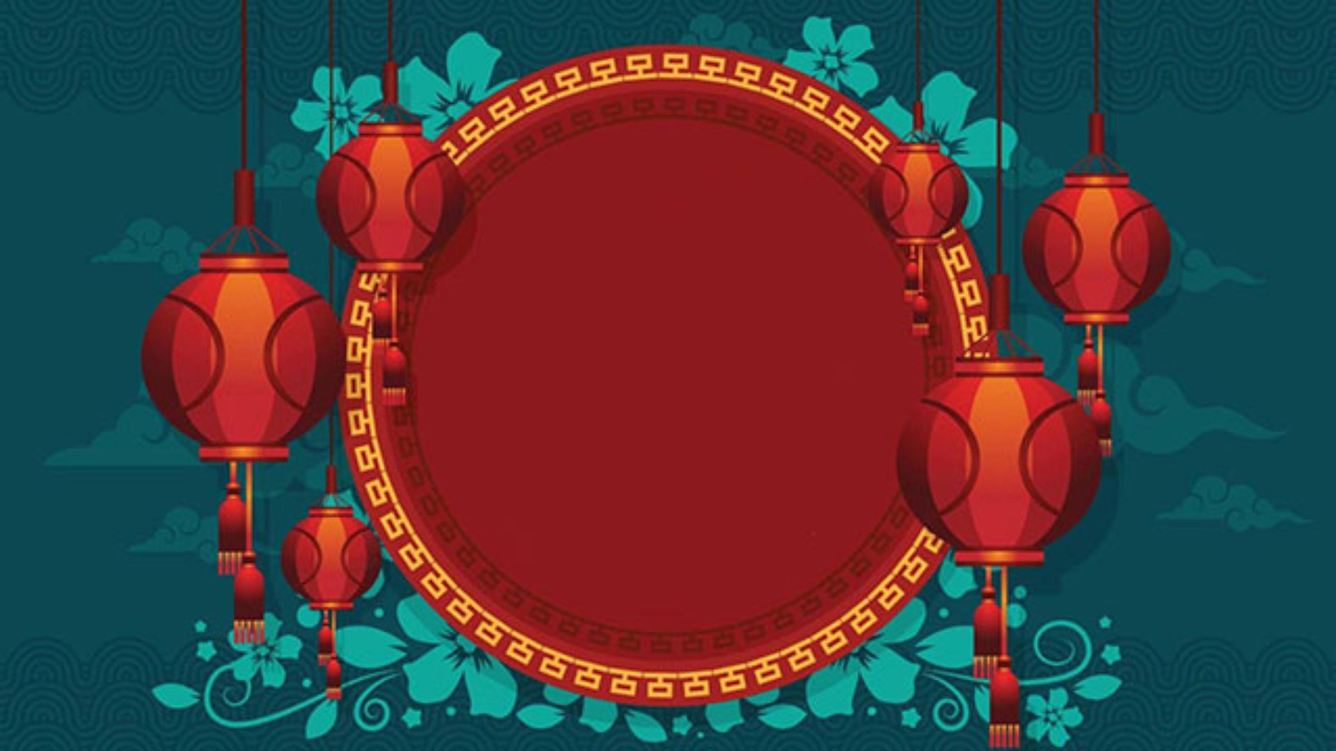 Background Tết xưa cổ điển mẫu 19