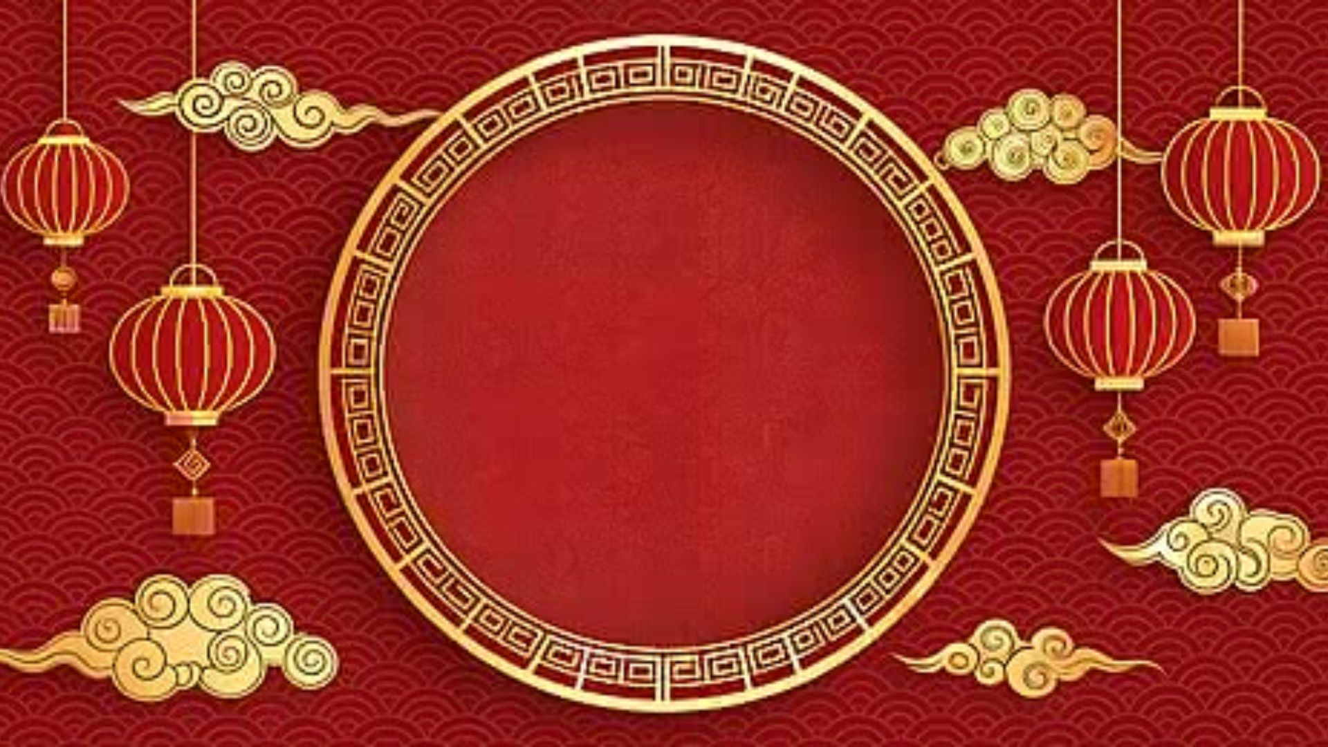 Background Tết xưa cổ điển mẫu 21