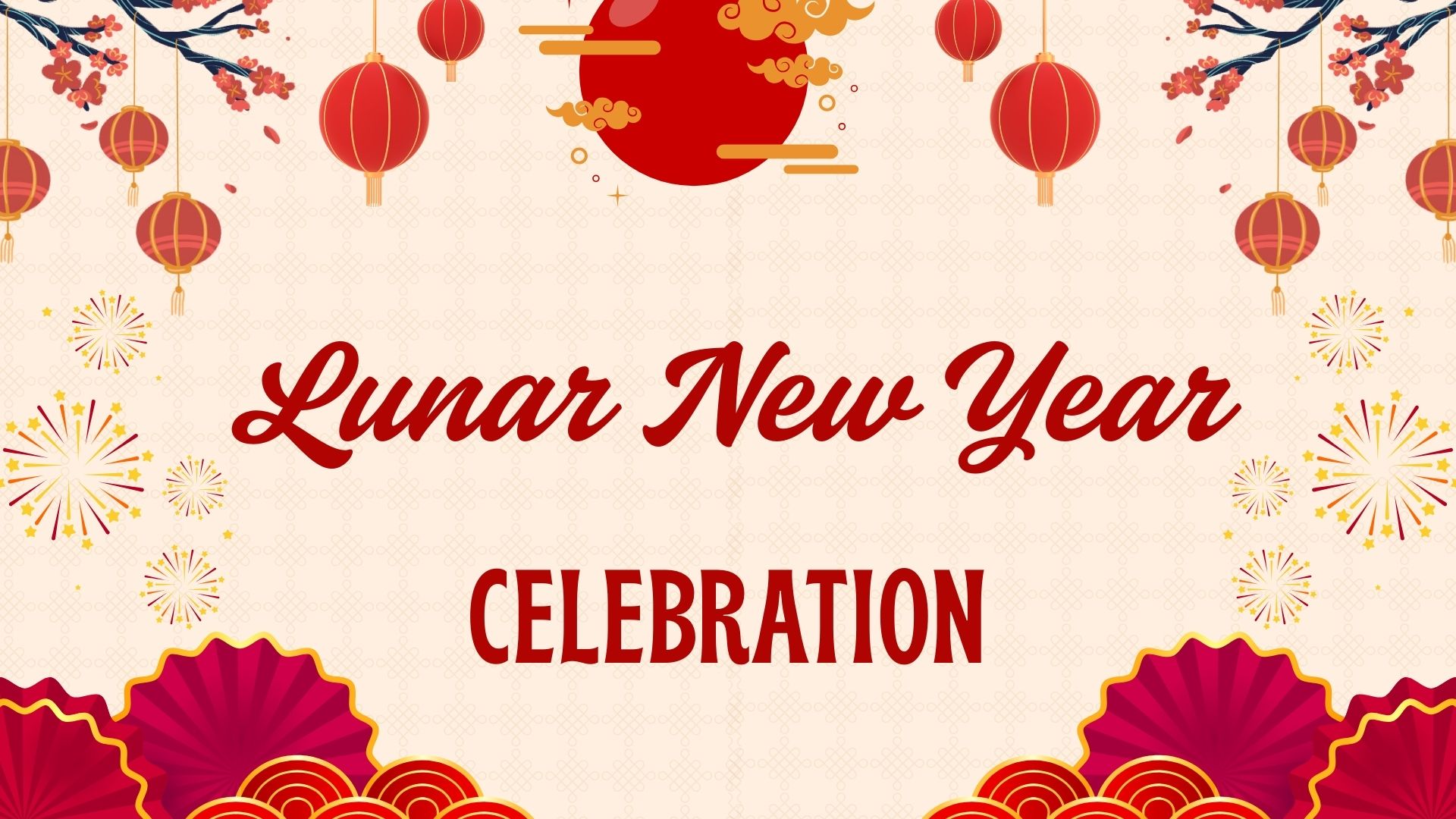 Background Tết xưa cổ điển mẫu 7