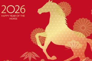 Background Tết linh vật con ngựa mẫu 10