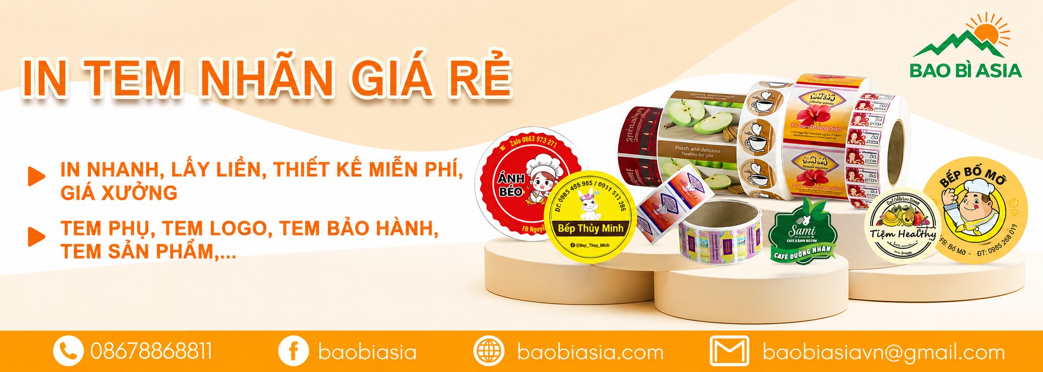 Banner in tem nhãn