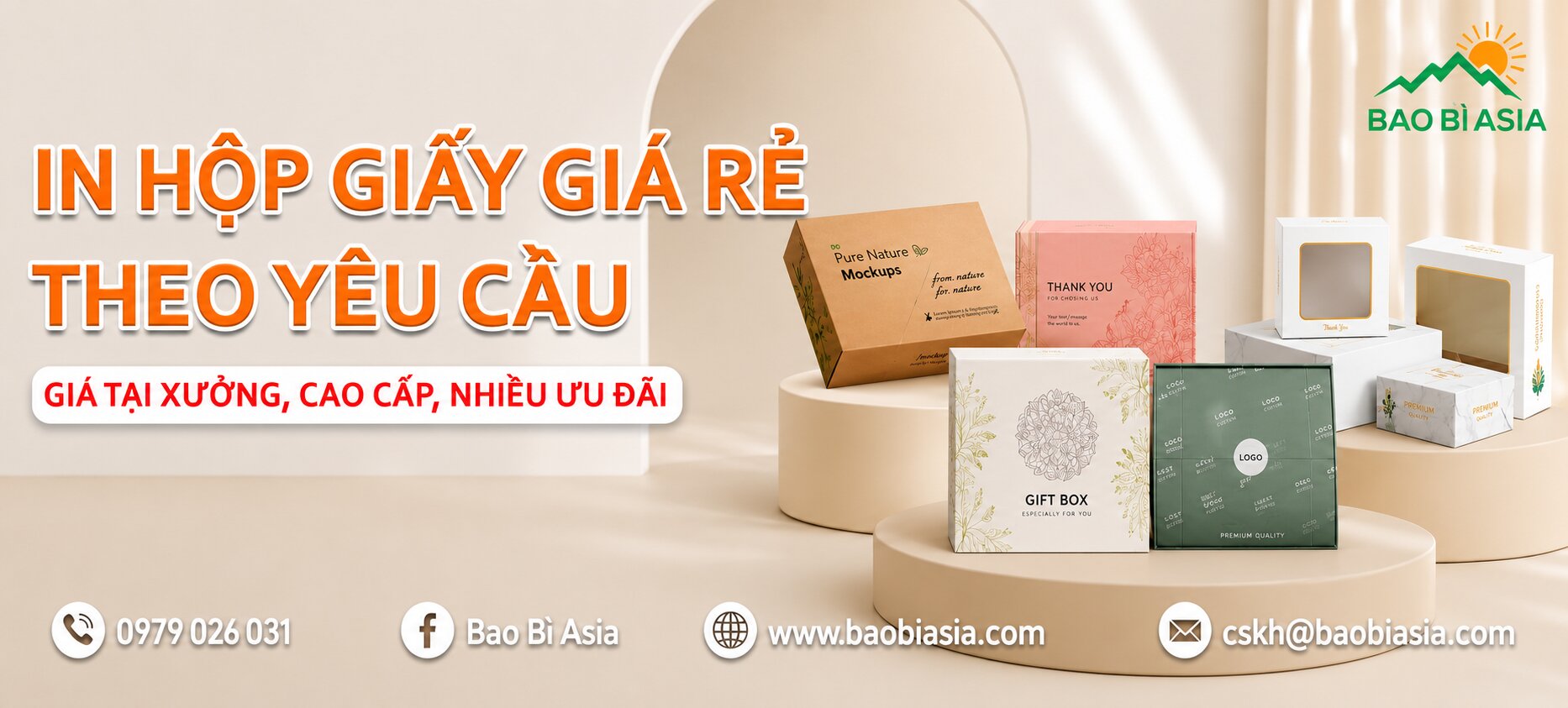 In hộp giấy