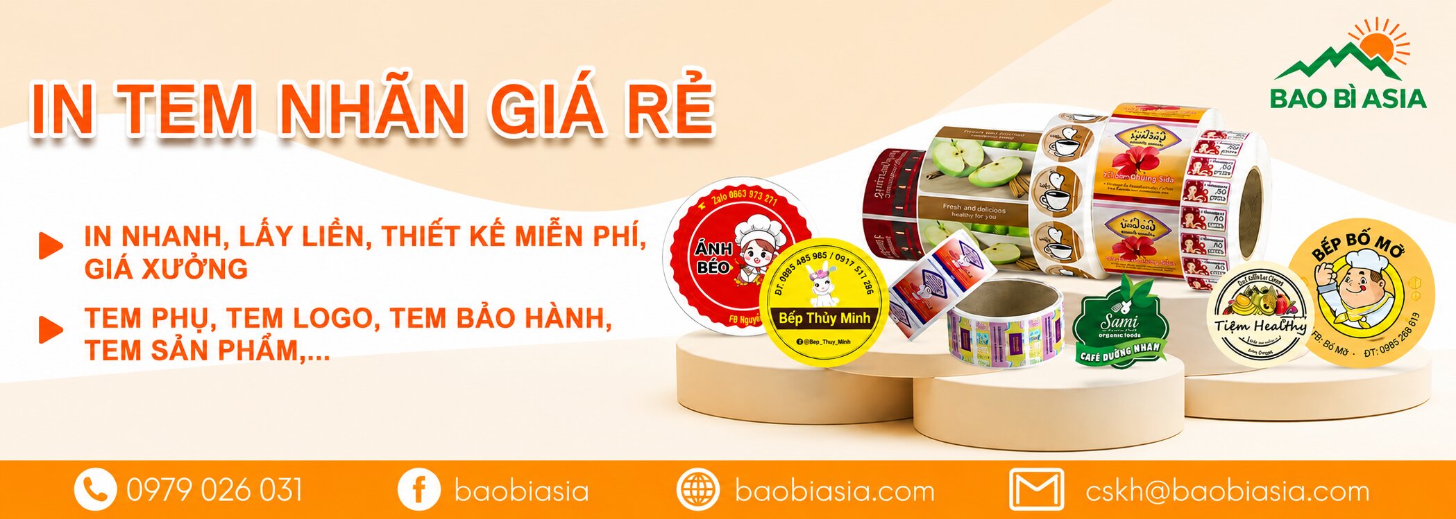 In tem nhãn Asia