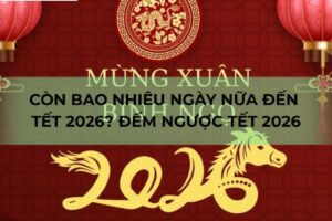 Còn bao nhiêu ngày nữa đến Tết 2026