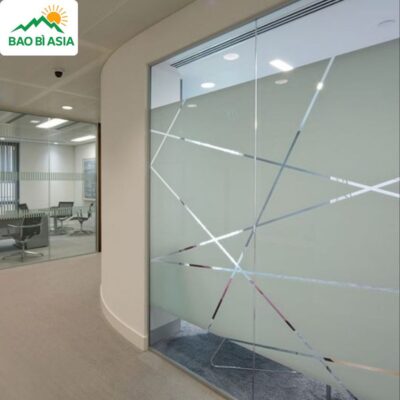 Decal dán kính văn phòng mẫu 5