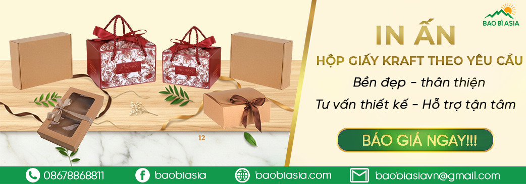 Banner hộp giấy kraft