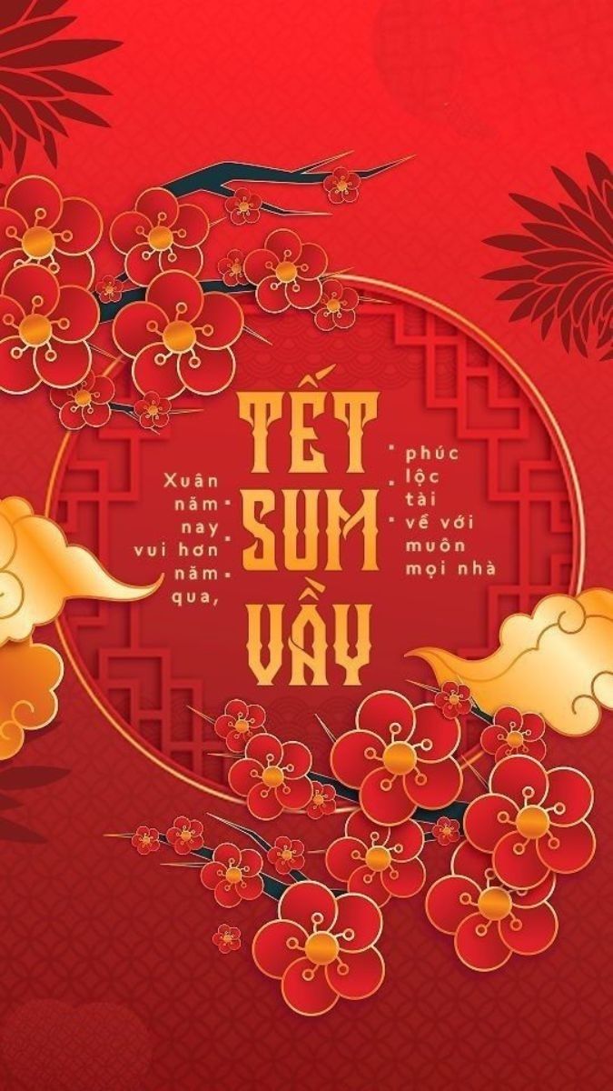 Hình nền Tết cho điện thoại mẫu 5
