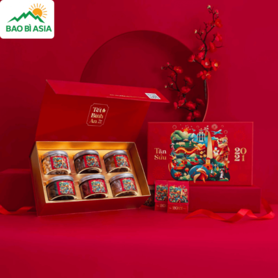 Hộp Giấy Đựng Quà Tết