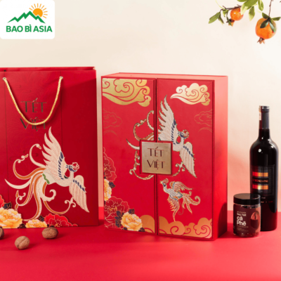 Hộp Giấy Đựng Quà Tết