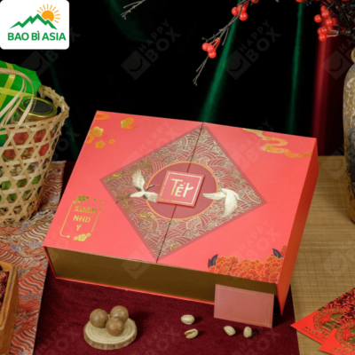 Hộp Giấy Đựng Quà Tết