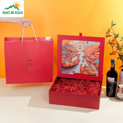 Hộp Giấy Đựng Quà Tết