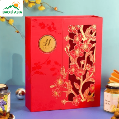 Hộp Giấy Đựng Quà Tết