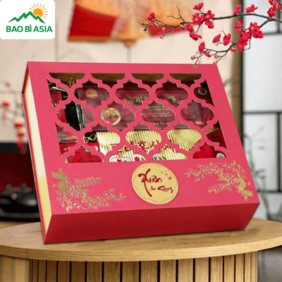 Hộp Giấy Đựng Quà Tết