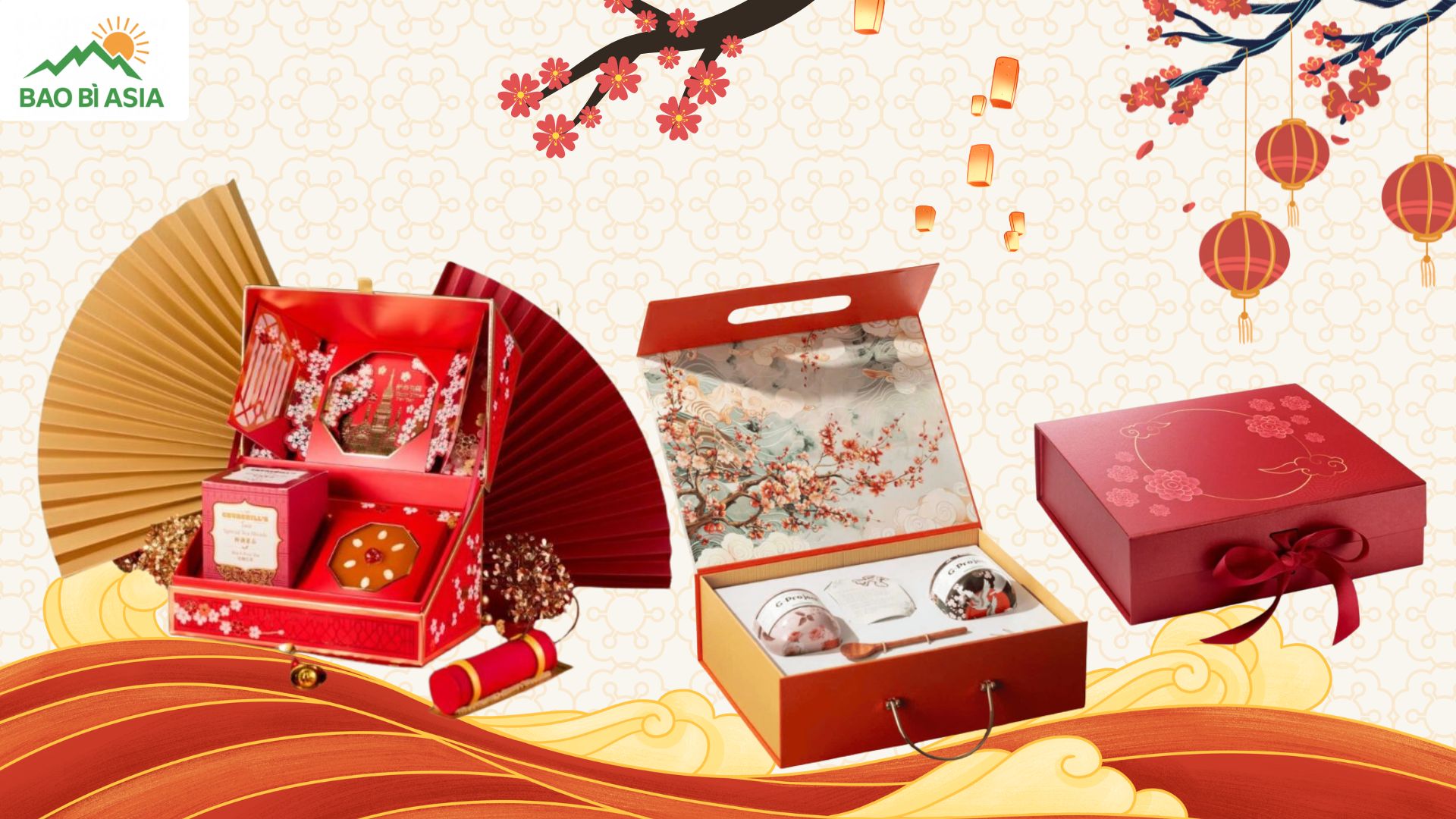Vỏ hộp quà Tết Bao Bì Asia