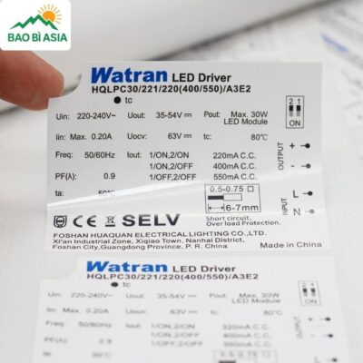 In Tem Nhãn Giá Rẻ, Chất Lượng Nhất