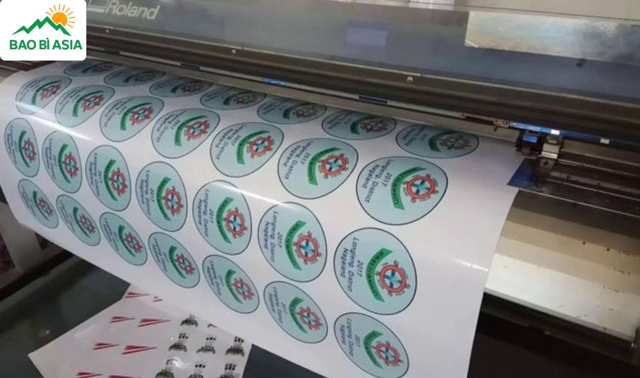 Tem nhãn dễ bong tróc