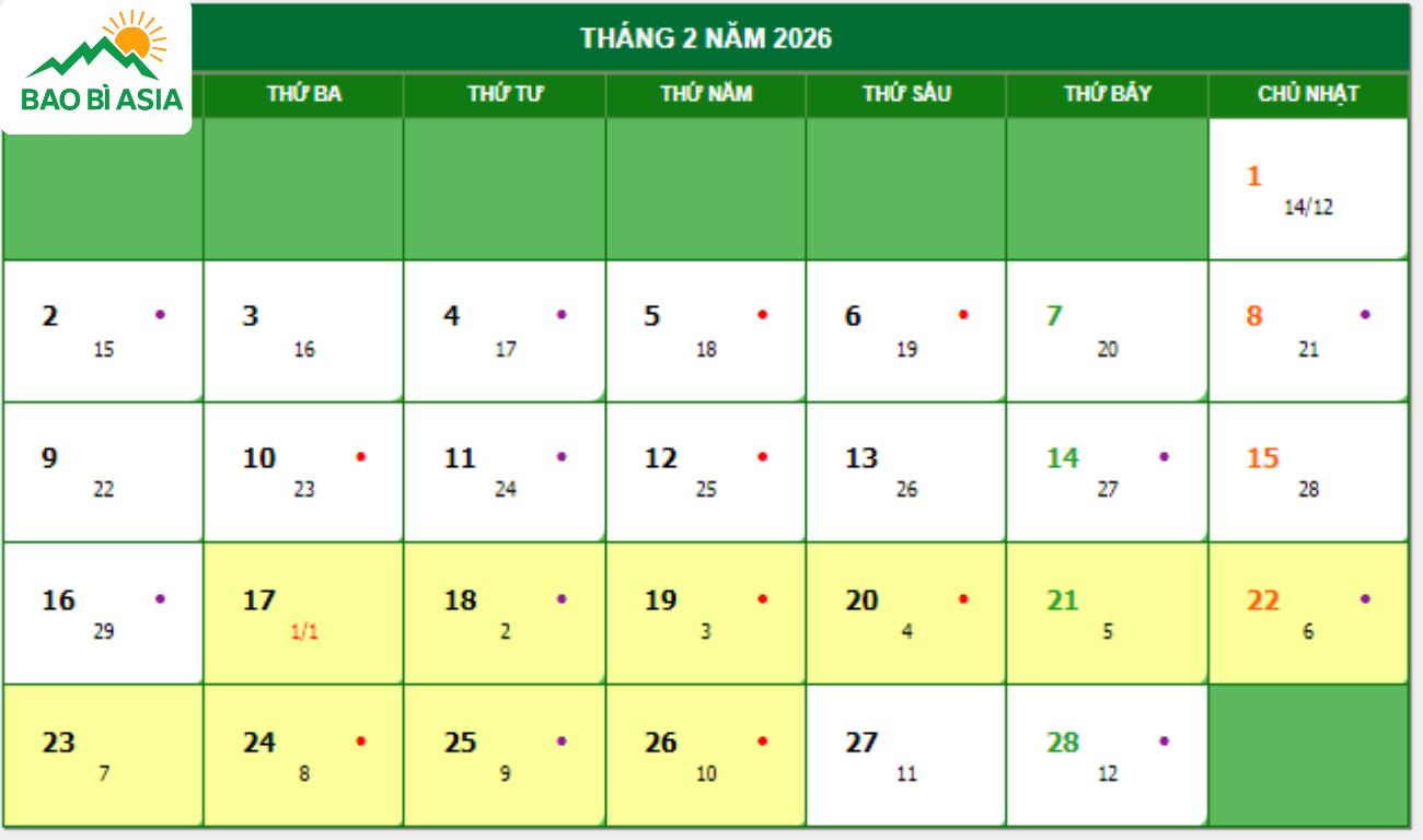 Tết Âm Lịch 2026